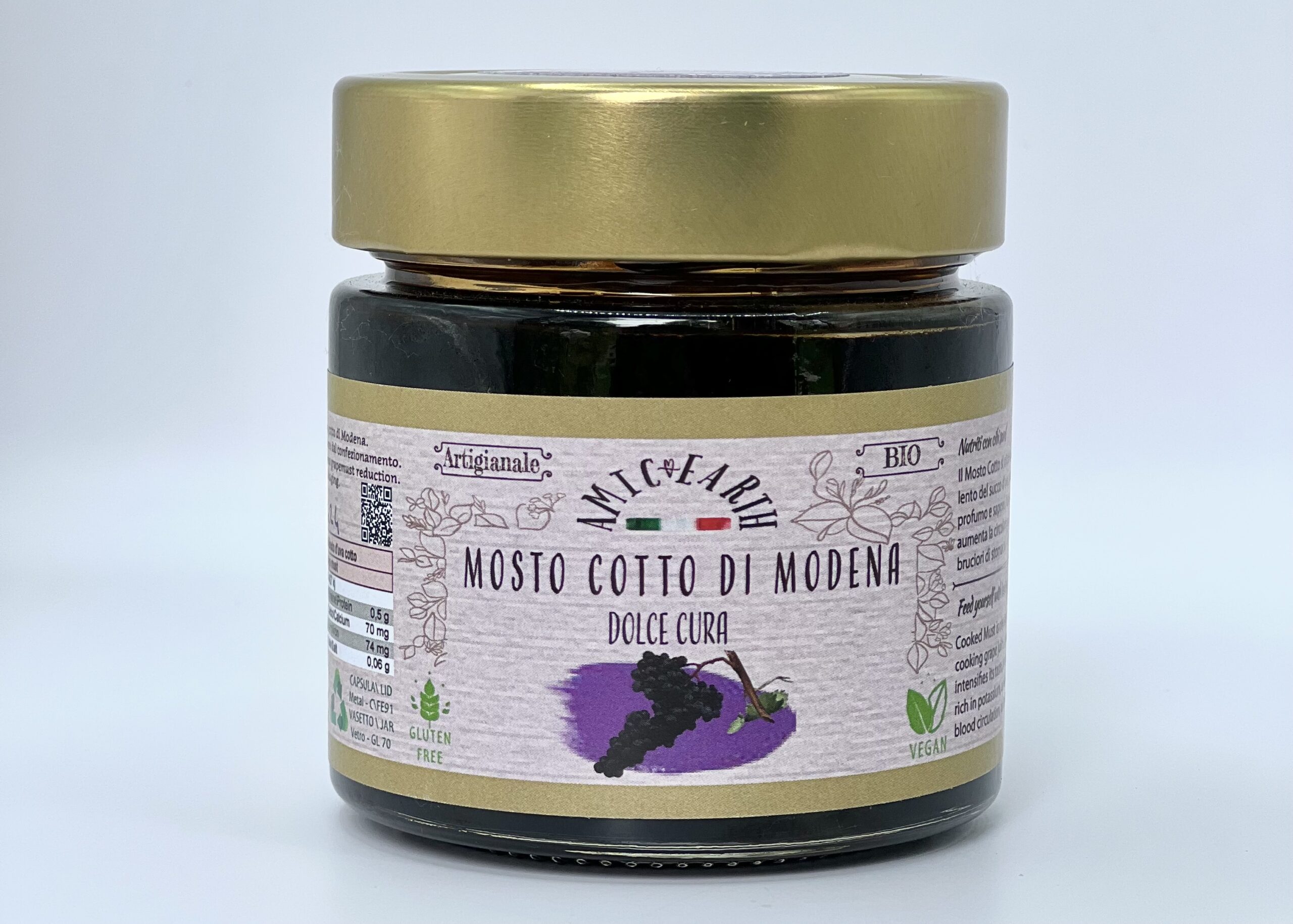 Organic Cooked Modena Grape Must AmicEarth