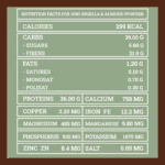 Valori nutrizionali della polvere di nigella e mandorla | Nigella and almond powder nutritional facts