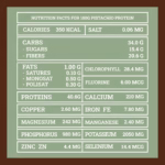 Proteine di pistacchi disoleate – valori nutrizionali | Defatted pistachio protein – nutrition facts