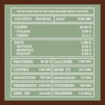 Valori nutrizionali proteine di sesamo | Sesame protein nutritional values