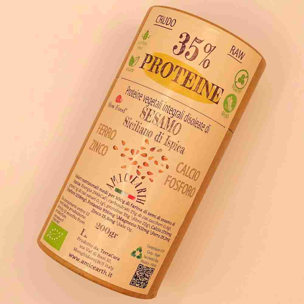 Deoiled Sesame Seeds Proteins 200g AmicEarth