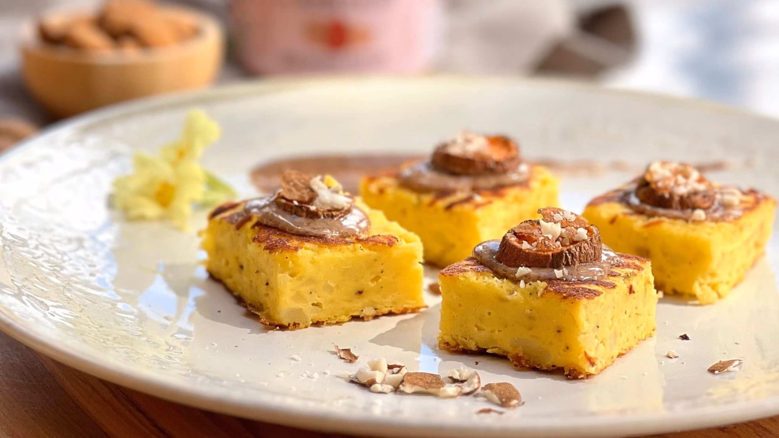 Potato Frittata with Organic Raw Sicilian Almond Butter